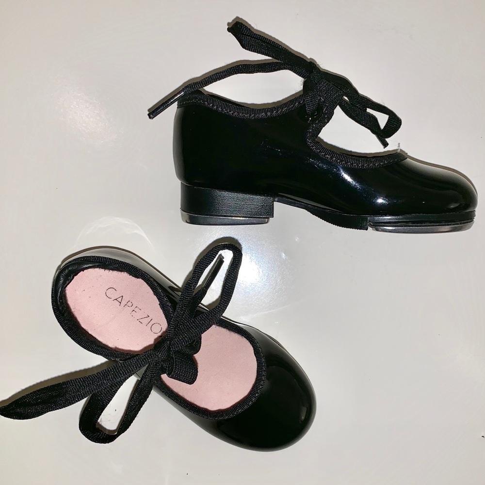 Capezio Toddler Girl Sz 6 Tele Tone Tap Shoes